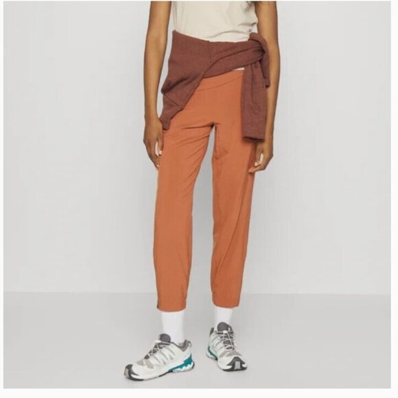 Athleta Brooklyn Heights High Rise Jogger Women's 16 Sequoia Brown Burnt Orange - Picture 2 of 16